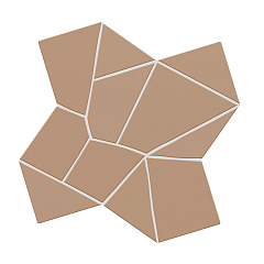137009 КерГранит TRENCADIS GAUDI MUD 25,5x25,5 см