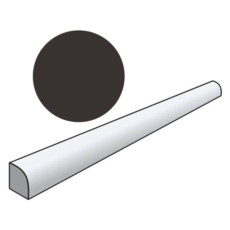 Керамическая плитка 31228 Спецэлемент HOPP JOLLY GRAPHITE 1,2x20 см / коллекция HOPP / производитель EQUIPE CERAMICAS / страна Испания