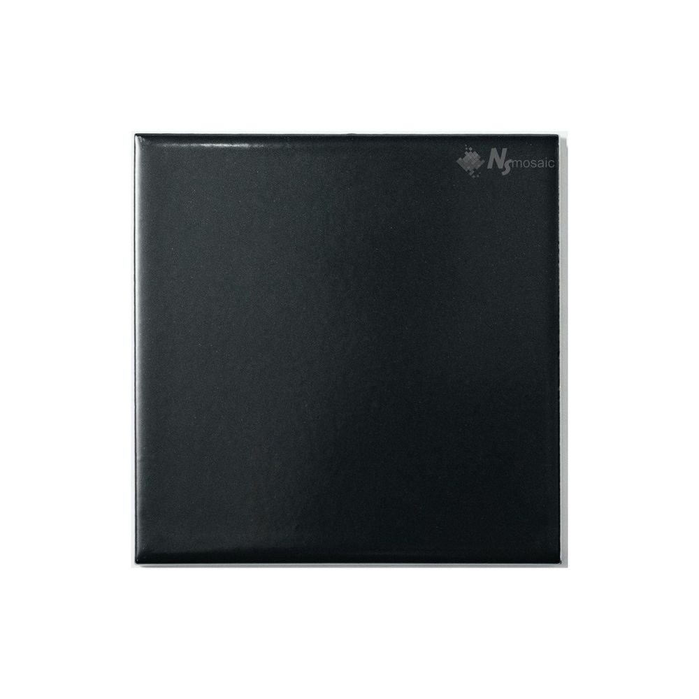 Мозаика FK-107М керамика матовая (100*100) чёрная / коллекция CERAMIC series / производитель NS-Mosaic / страна Китай