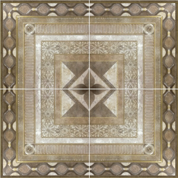 Керамогранит 42,5*42,5 Roseton Malibu RP-3176 Декор напольный (1 плитка) / коллекция Malibu / производитель CERPA / страна Испания