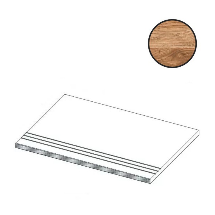 Керамогранит 620040000135 Ступень RIVE DOLCE RIVA GRADINO LINEARE 30x60 см / коллекция RIVE / РИВЕ ATLAS CONCORDE / производитель Atlas Concorde Russia / страна Россия