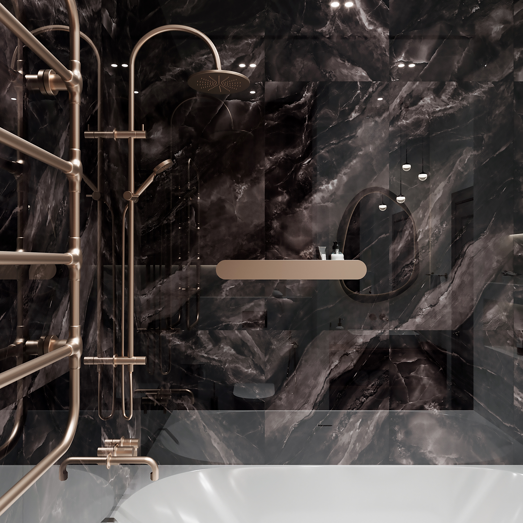 Керамогранит BLACK ROCK / коллекция arcadiaceramica / производитель Arcadia Ceramica / страна Индия
