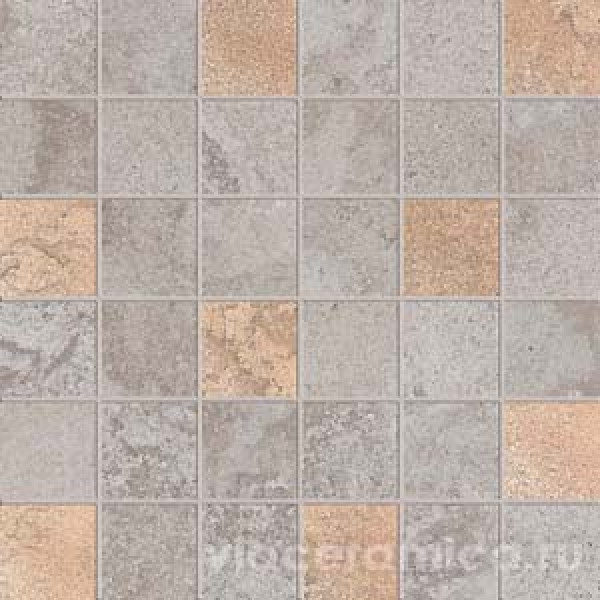 Керамогранит Мозаика ALPES RAW MOS.QUADR.GLAM GREY	30X30 / коллекция ALPES RAW ABK / производитель ABK / страна Италия