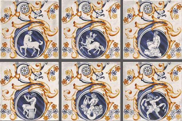 Керамогранит Плитка облиц. керамич. CENTRO MITOLOGIC,  7мм, 20x20 (PT02740) / коллекция Aranjuez / производитель Mainzu / страна Испания