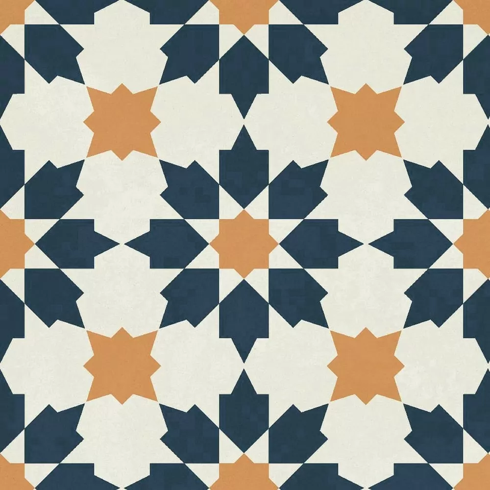 Керамогранит Maraya Blue 200х200х8 Matt, керамогранит ENNFACE / коллекция PATTERN Ennface / производитель Ennface / страна Индия