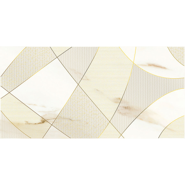 Керамогранит Декор CALACATTA ROYAL GEOMETRIA 31,5х63 (6шт) / коллекция CALACATTA ROYAL 31,5х63 / производитель AZORI / страна Россия