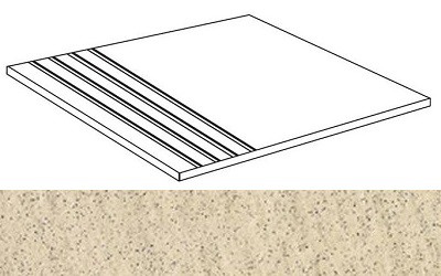 Керамическая плитка 3yRP Ступень GRANIGLIATI BIANCO LASA GRADINO STRUTTURATO 30x30 см / коллекция GRANIGLIATI / производитель Atlas Concorde Italy / страна Италия