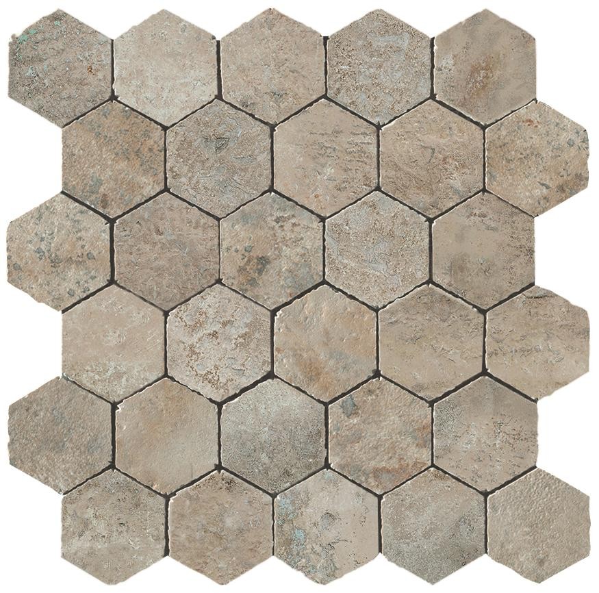 Мозаика A0UC Мозаика AIX CENDRE HONEYCOMB TUMBLED 30x31 см / коллекция AIX / производитель Atlas Concorde Italy / страна Италия