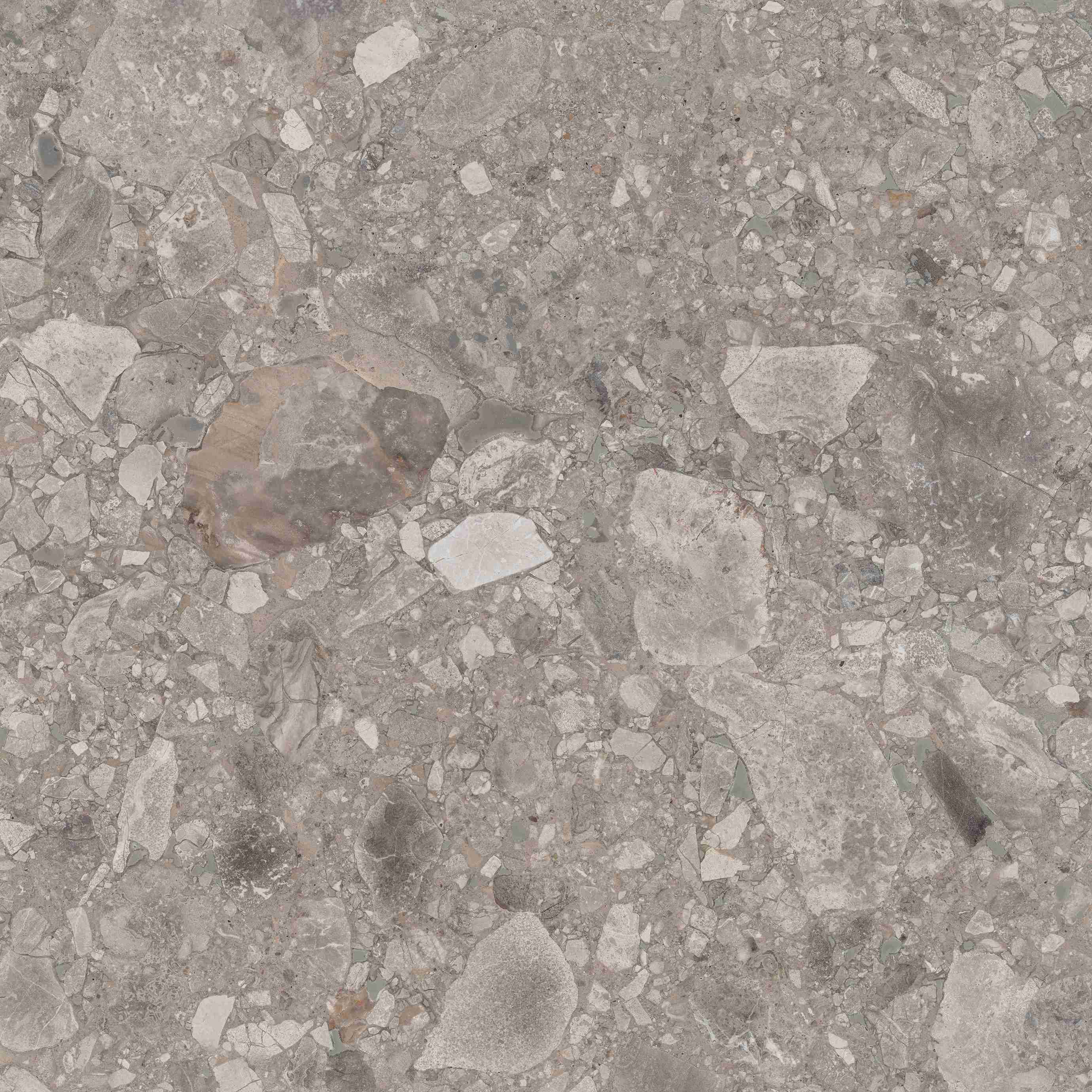 Керамогранит Плитка из керамогранита Creto Rochi 60X60 серый (RH0H53M01) / коллекция Creto / производитель Creto / страна Россия