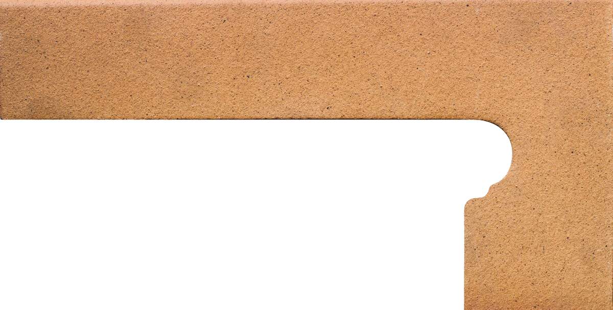 Керамическая плитка Плинтус для ступеней правый 24 Zanquin dch Natural 20*39 / коллекция NATURAL GRES ARAGON / производитель Gres de Aragon / страна Испания