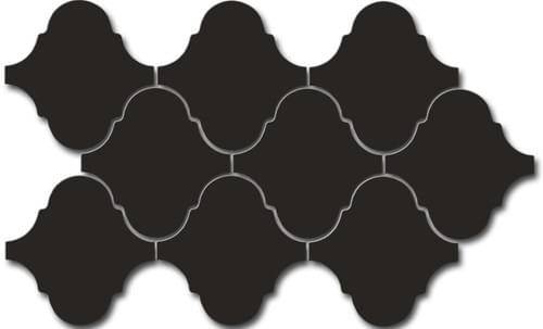 Керамическая плитка 21925 Мозаика SCALE ALHAMBRA MOSAIC BLACK MATT 27x43 см / коллекция SCALE ALHAMBRA Equipe / производитель EQUIPE CERAMICAS / страна Испания