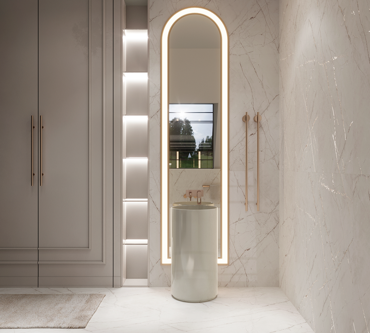 Керамогранит VALENCIA SILVER GREY / коллекция arcadiaceramica / производитель Arcadia Ceramica / страна Индия