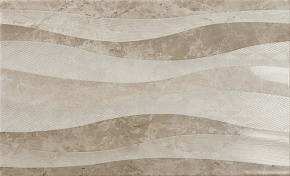 Керамическая плитка EC_ELG_WV_TP Плитка ELEGANZA WAVES TAUPE 33,3x55 см % / коллекция Eleganza / производитель Ecoceramic / страна Испания