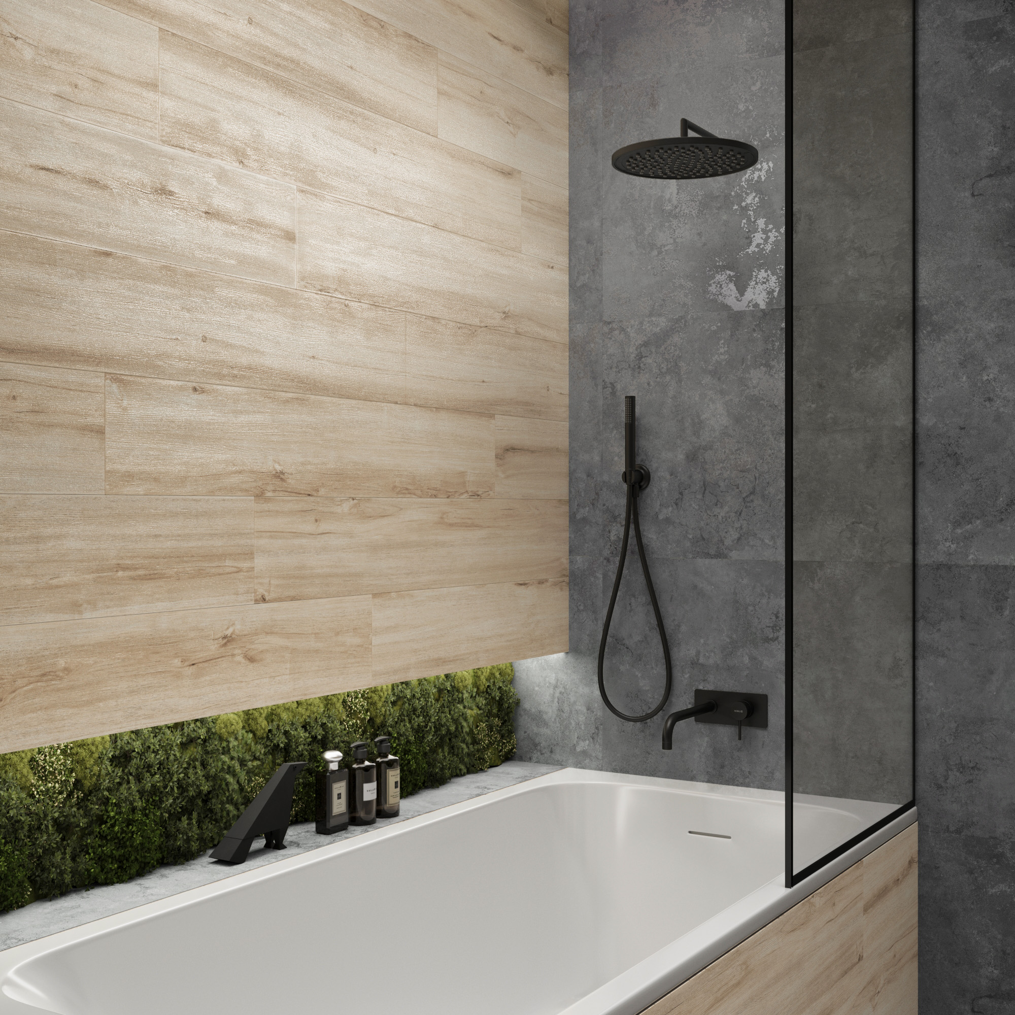 Керамогранит AKASA WOOD PINE / коллекция arcadiaceramica / производитель Creanza / страна Индия