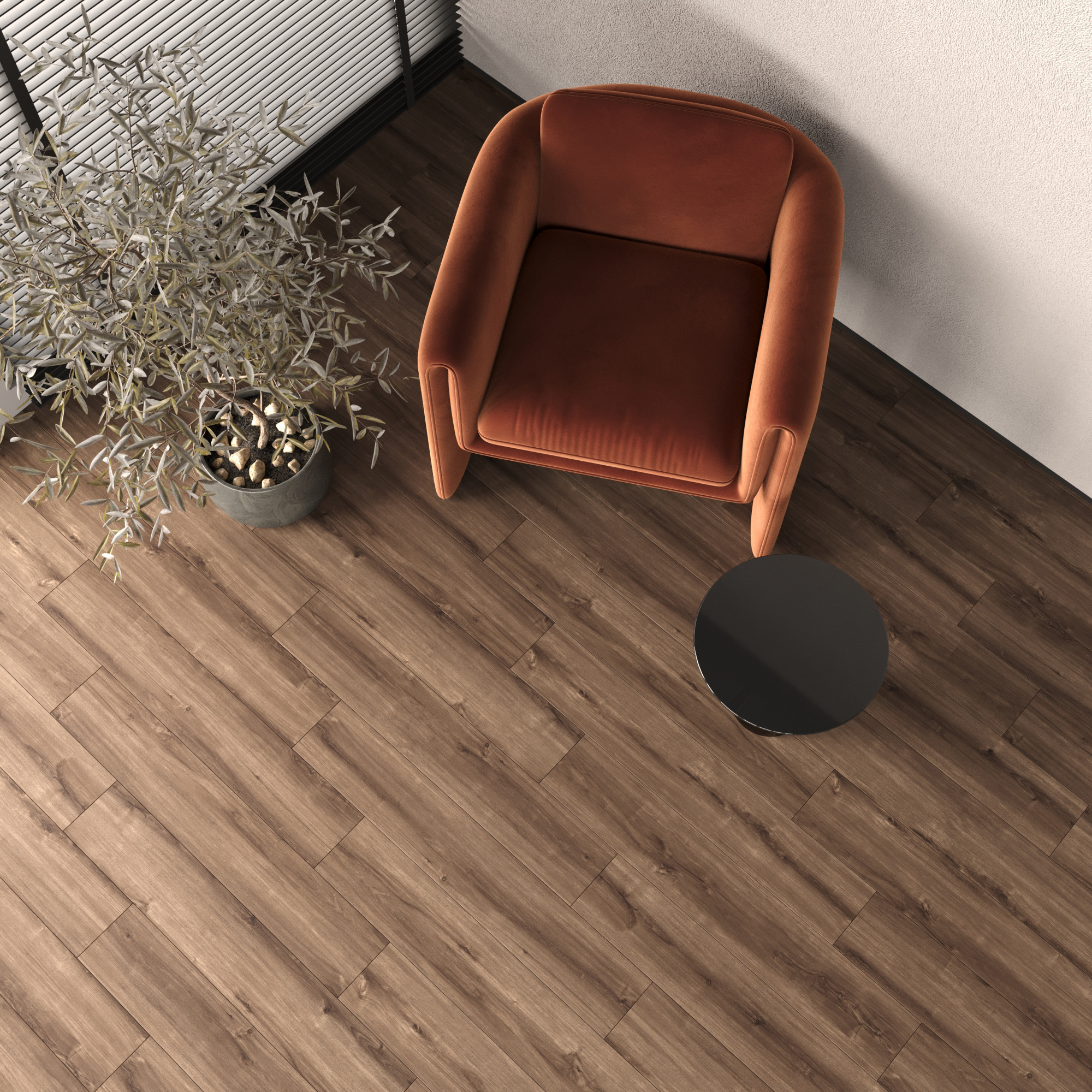 Керамогранит AKASA WOOD WENGE / коллекция arcadiaceramica / производитель Creanza / страна Индия