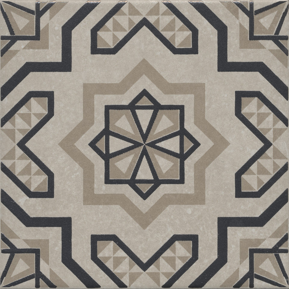 Керамогранит Плитка из керамогранита Kerama Marazzi Касабланка 20X20 серый (KMD3STA047GN) / коллекция Касабланка KЕRАМА МАRАZZI / производитель Kerama Marazzi / страна Россия