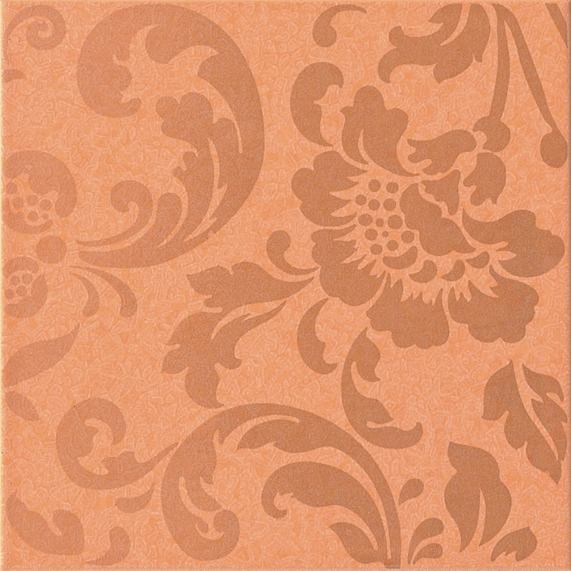 Керамогранит Декор керамич. FANCY ORANGE DAMASK DARK,  8мм, 20x20 / коллекция Fancy / производитель Atlas Concorde Italy / страна Италия