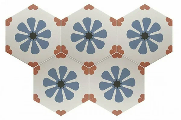 Керамическая плитка 30658 Декор COIMBRA BELLA BLUE 17,5x20 см / коллекция COIMBRA / производитель EQUIPE CERAMICAS / страна Испания