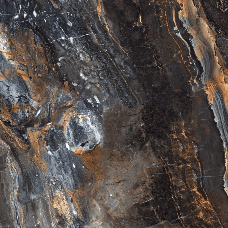 Керамическая плитка N20399 Lawa Nero Polished 60x60 / коллекция Sixty 60x60 / производитель Neodom / страна Индия