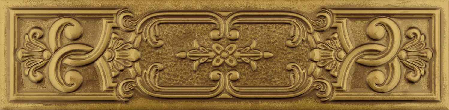 Керамическая плитка Uptown Gold Toki 7,40x29,75 / коллекция Uptown Aparici / производитель Aparici / страна Испания