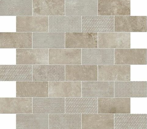 Мозаика 9AKC Мозаика AIX CENDRE MINIBRICK TUMBLED 30,5x30,5 см / коллекция AIX / производитель Atlas Concorde Italy / страна Италия