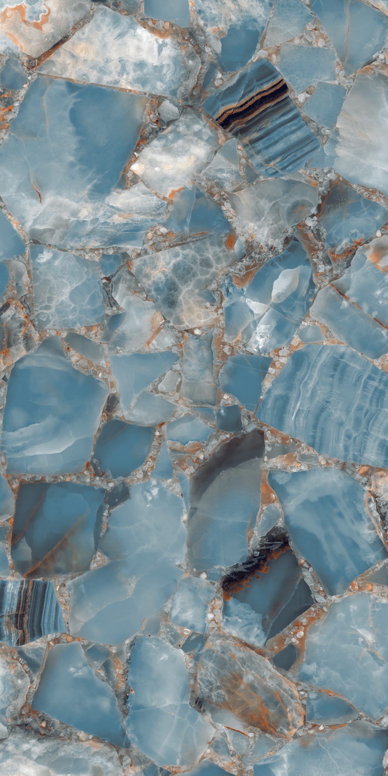 Керамогранит AQUA STONE DARK / коллекция Glossy / производитель SERATONIA / страна Индия