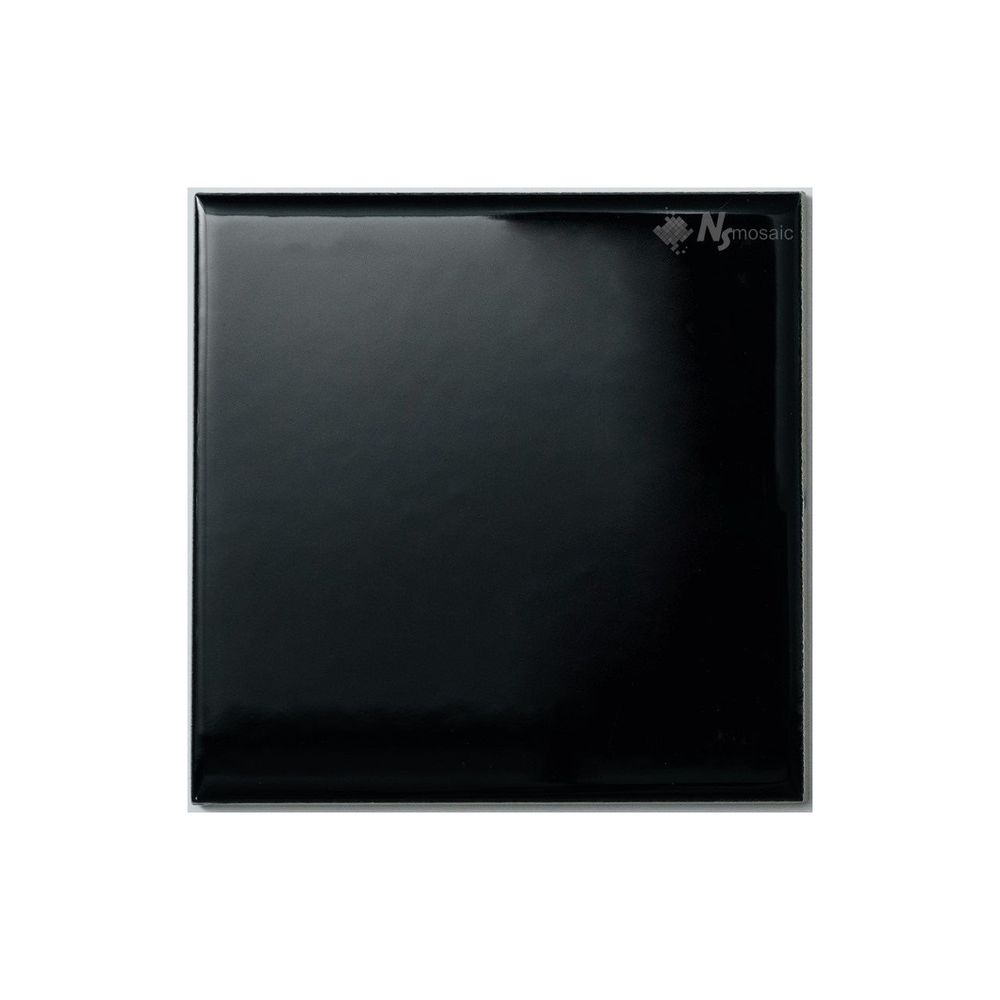 Мозаика FK-106A керамика глянцевая (100*100) чёрная / коллекция CERAMIC series / производитель NS-Mosaic / страна Китай