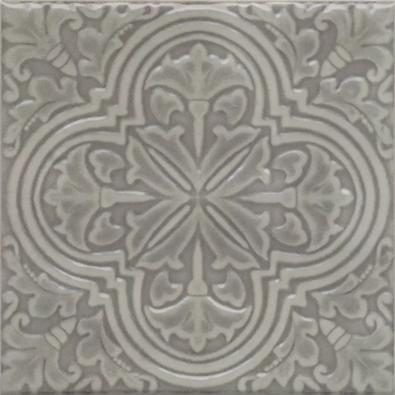 Керамическая плитка KMD3STA006BN Фес серый глянцевый (34шт) декор / коллекция Фес KЕRАМА МАRАZZI / производитель Kerama Marazzi / страна Россия