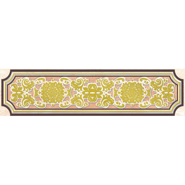 Керамическая плитка Бордюр Непал B 6,5х25 (28шт) / коллекция НЕПАЛ AXIMA / производитель AXIMA / страна Россия