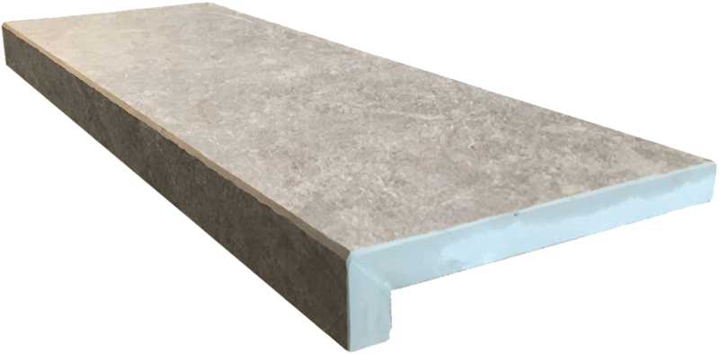 Керамогранит Ступень керамич. BRAVE GREY EL. L., 20x60 (A1PW) / коллекция BRAVE / производитель Atlas Concorde Italy / страна Италия