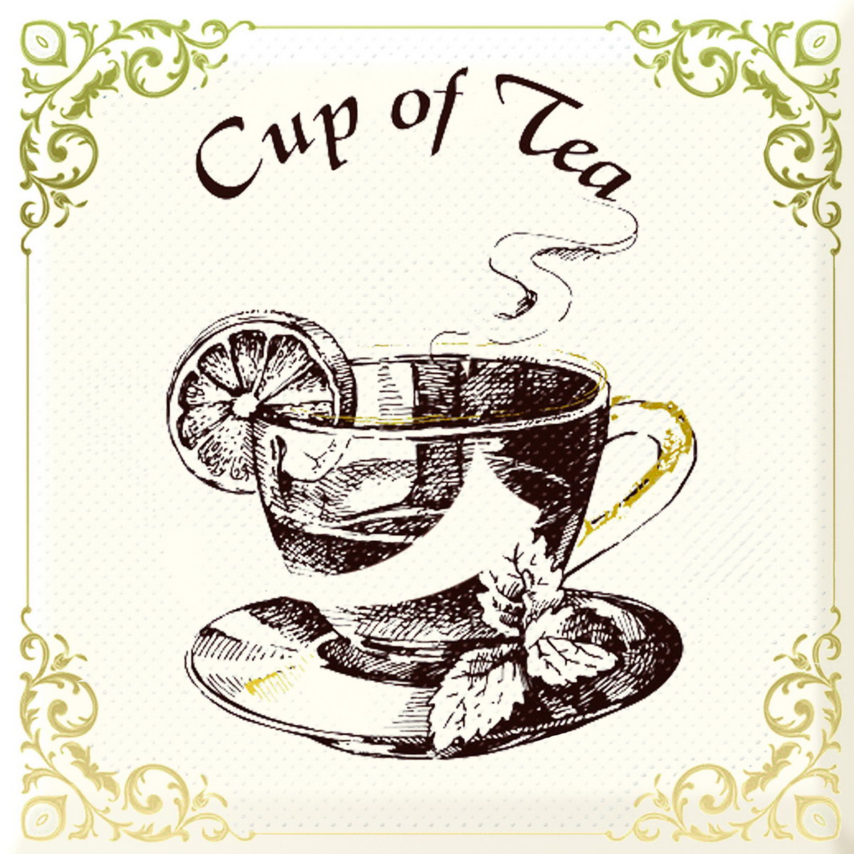 Керамическая плитка Декор Irish Cup 15*15 / коллекция Irish / производитель Monopole / страна Испания