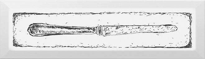 Керамическая плитка Декор Knife чёрный 8.5х28.5 / коллекция Kerama Marazzi / производитель Kerama Marazzi / страна Россия