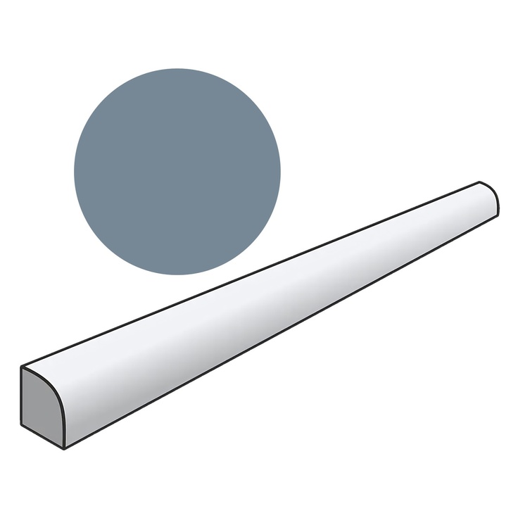 Керамическая плитка 31226 Спецэлемент HOPP JOLLY BLUE 1,2x20 см / коллекция HOPP / производитель EQUIPE CERAMICAS / страна Испания