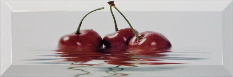 Керамическая плитка Декор Magnum Cereza 10*30 / коллекция Magnum Monopole / производитель Monopole / страна Испания