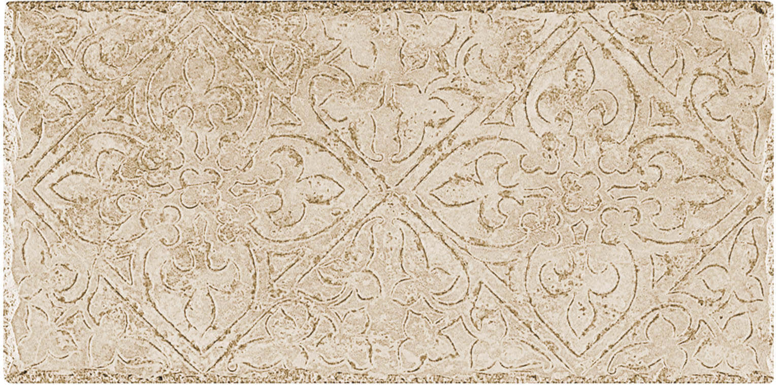 Керамогранит Дек.Pietra 20*40 Beige BR 1-4 / коллекция Pietra d'Assisi / производитель CERDOMUS / страна Италия