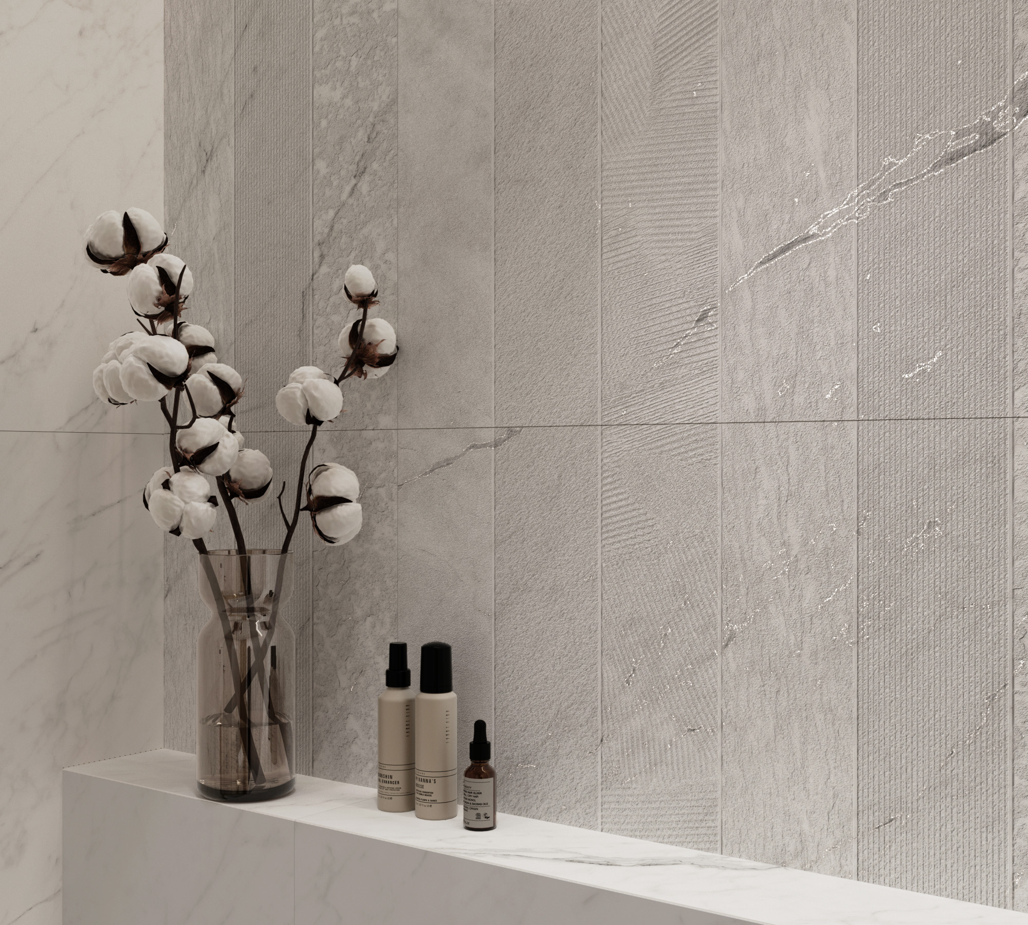 Керамогранит MONTESA WHITE DECOR / коллекция arcadiaceramica / производитель Creanza / страна Индия