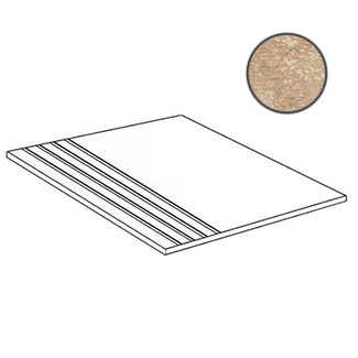 Керамическая плитка A0SS Ступень AIX BEIGE GRADINO 37,5x75 см / коллекция AIX / производитель Atlas Concorde Italy / страна Италия