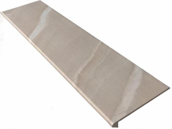 Керамическая плитка Ступень фронтальная Tibet Recto Beige 33*120 / коллекция Tibet Beige / производитель Gres de Aragon / страна Испания