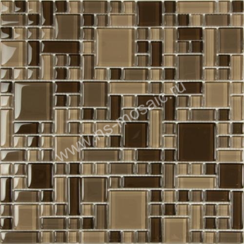 Мозаика S-804 стекло (15*32*48) 298*298 / коллекция EXCLUSIVE series / производитель NS-Mosaic / страна Китай