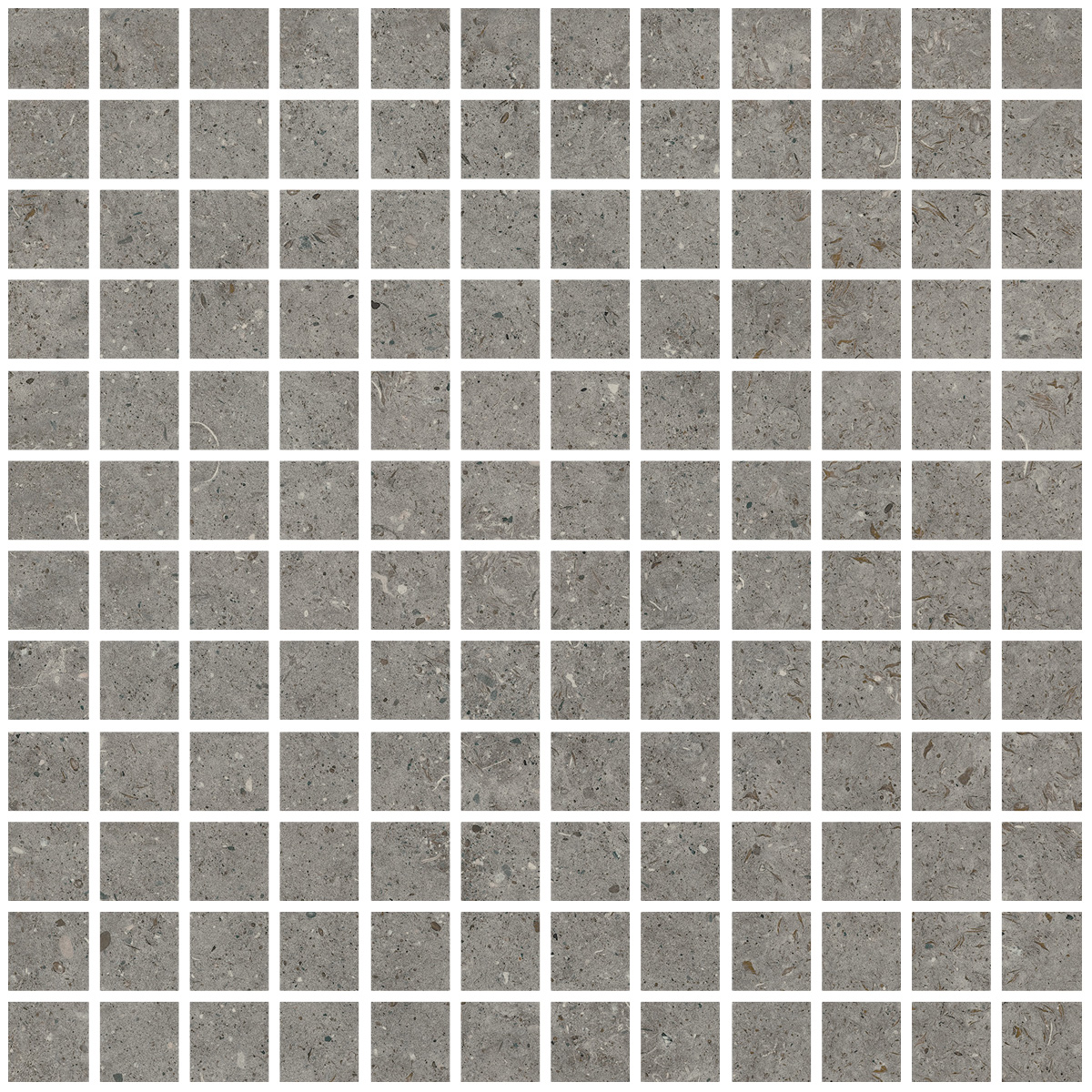 Керамическая плитка Керамогранит Bera&Beren Dark Grey Mosaic 25 Natural 30x30 / коллекция Bera&Beren / производитель Living Ceramics / страна Испания