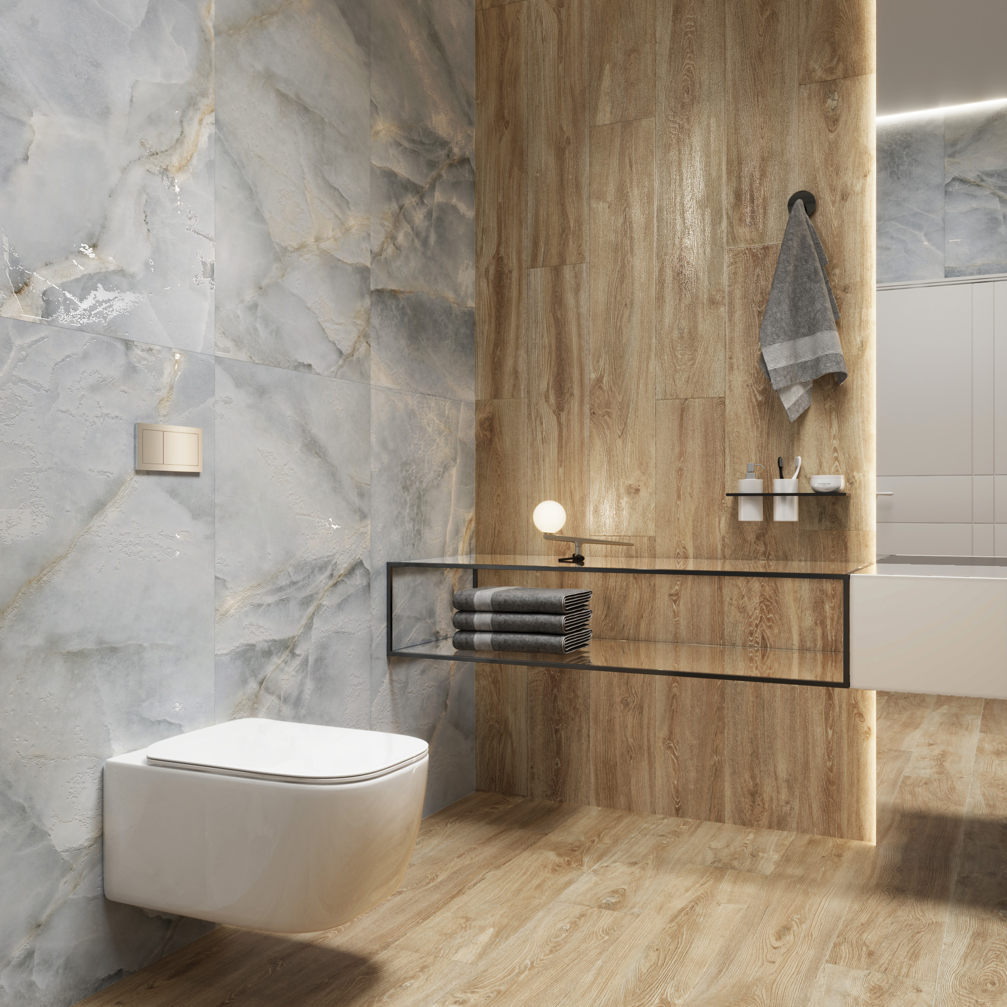 Керамогранит HUSK WOOD CHERRY / коллекция arcadiaceramica / производитель Creanza / страна Индия