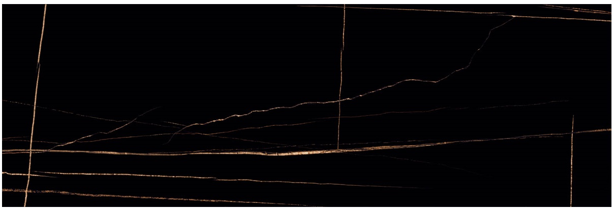 Керамогранит Слэб керамический SAHARA BLACK 2400x800x15мм Polished / коллекция SLAB POLISHED STARO / производитель Staro / страна Индия