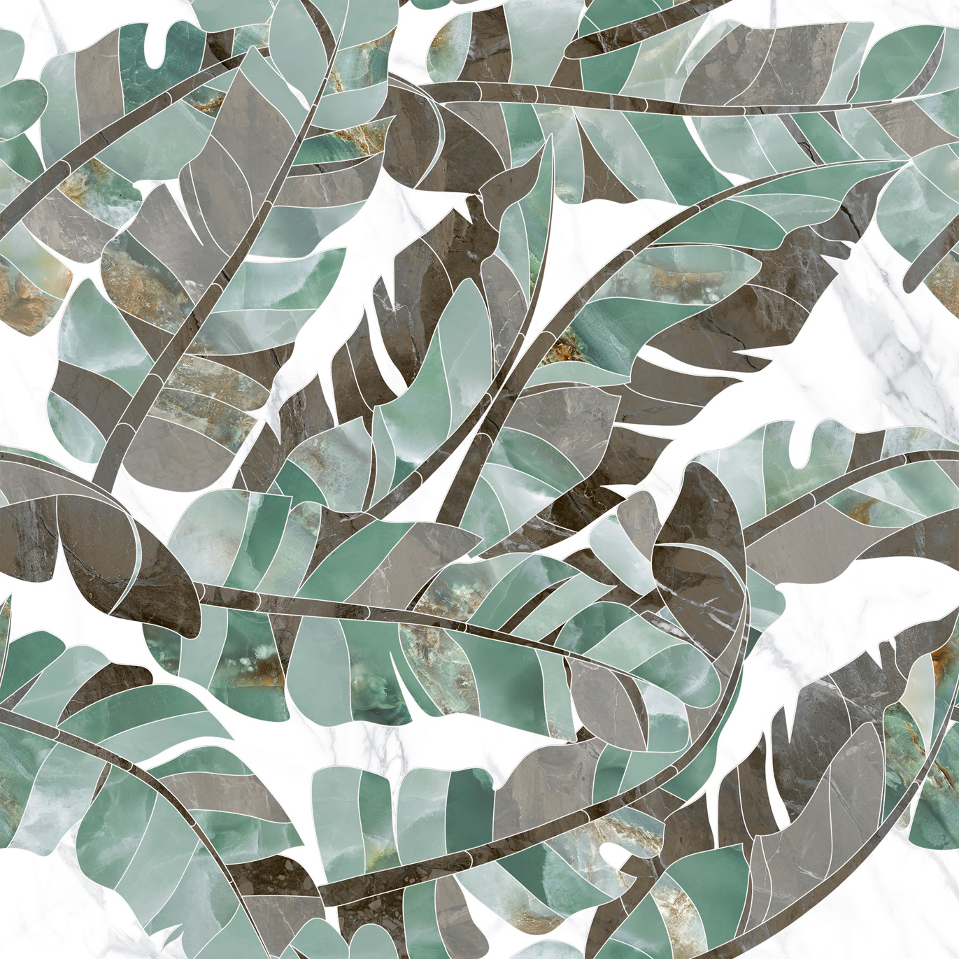 Керамогранит Керамогранит PAOLA BALI Bianco A+B Polished+Carving 60x120 / коллекция PAOLA ITC / производитель ITC / страна Китай