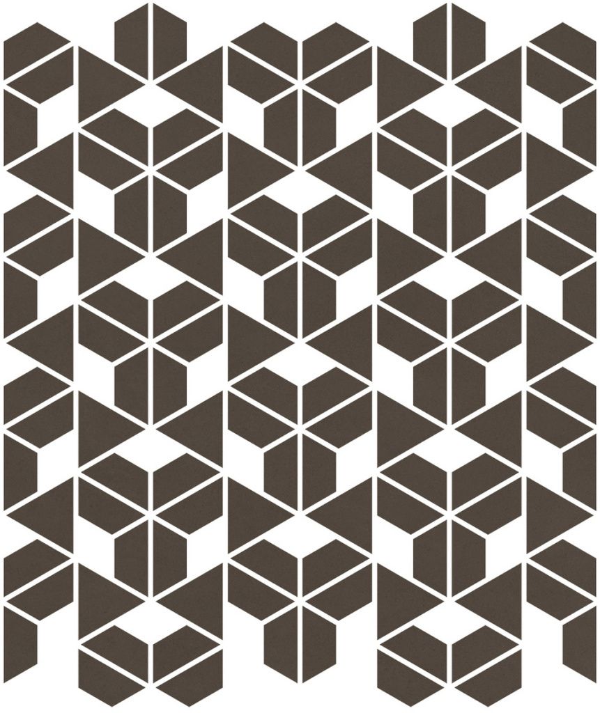 Керамическая плитка Керамогранит Cava Brown Mosaic. A. 22.8x27.8 / коллекция CAVA / производитель Living Ceramics / страна Испания