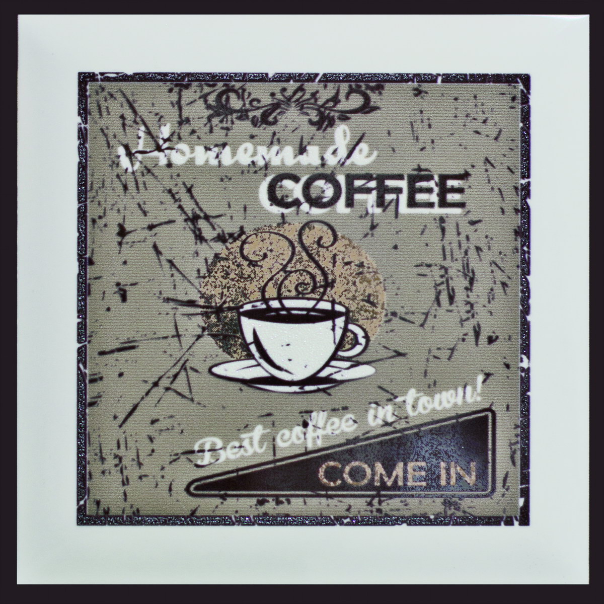Керамическая плитка Декор Coffee Time Brown A 15*15 / коллекция Coffee/Coffee Time / производитель Monopole / страна Испания