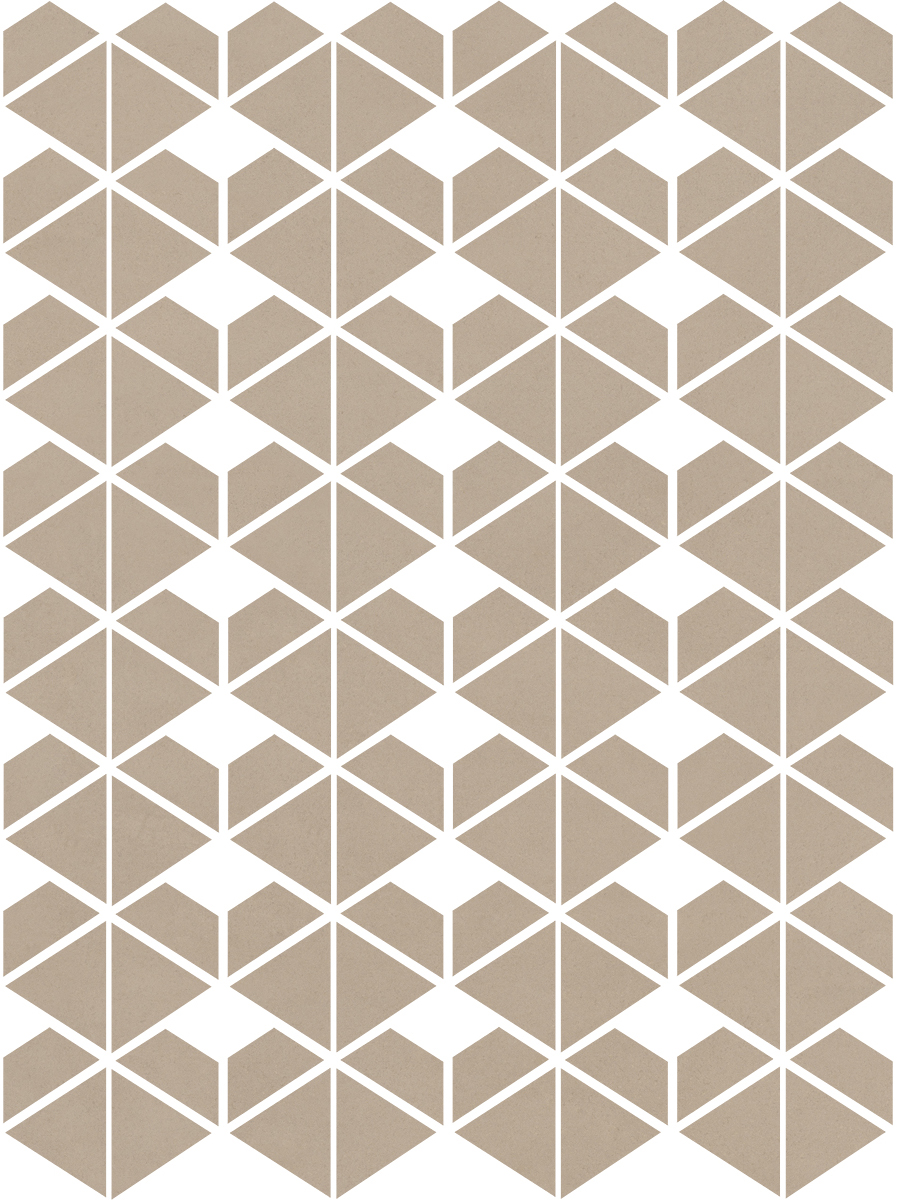 Керамическая плитка Керамогранит Cava Beige Mosaic. D. 22.8x27.1 / коллекция CAVA / производитель Living Ceramics / страна Испания