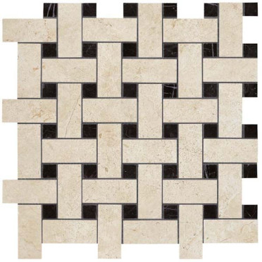 Мозаика AS2P Мозаика MARVEL STONE BASKETWEAVE WARM LAP 30x30 см / коллекция MARVEL STONE / производитель Atlas Concorde Italy / страна 