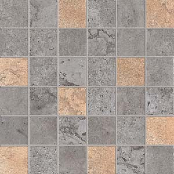 Керамогранит Мозаика ALPES RAW MOS.QUADR.GLAM LEAD	30X30 / коллекция ALPES RAW ABK / производитель ABK / страна Италия