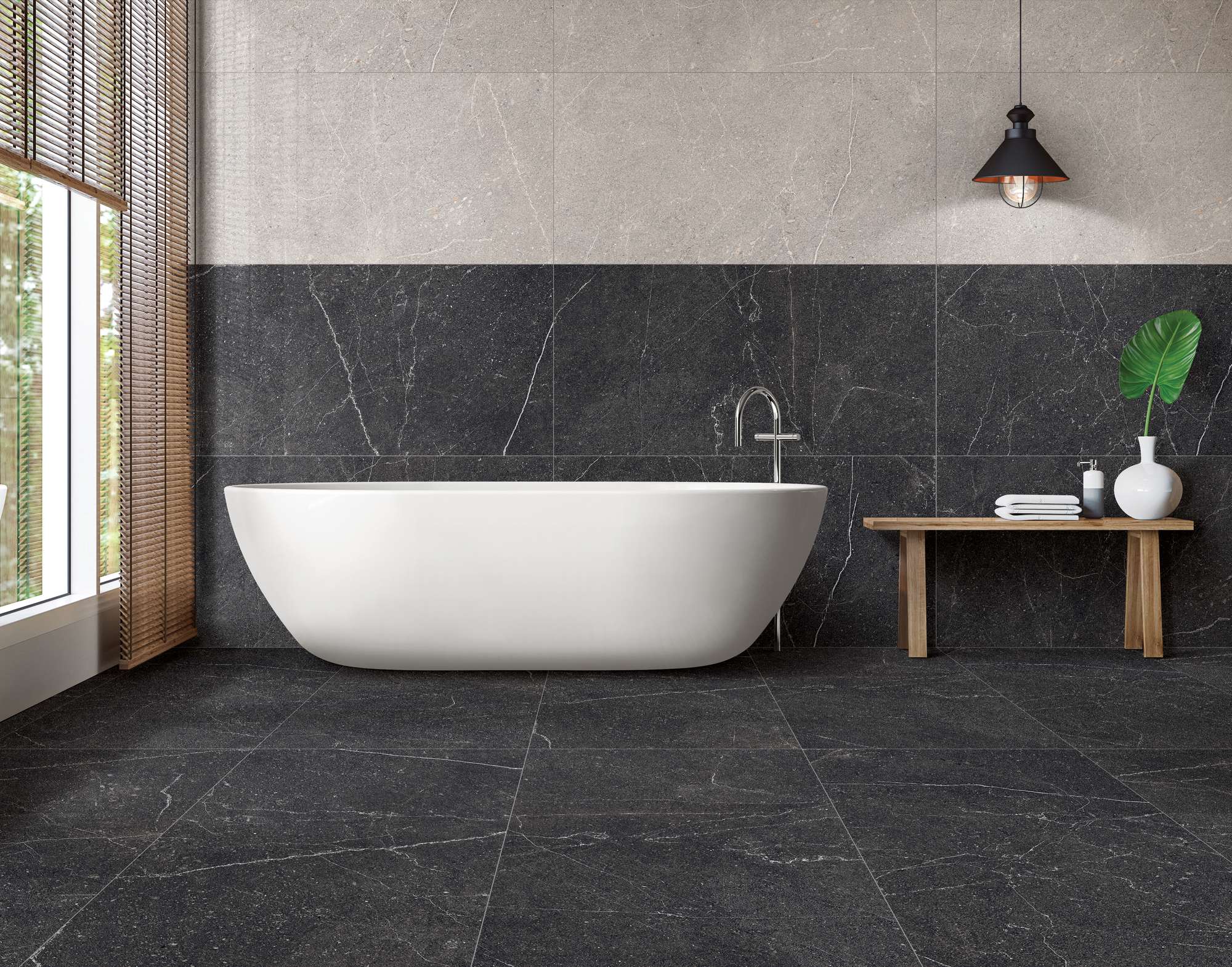 Керамогранит EQUISTONE CHARCOL / коллекция arcadiaceramica / производитель Arcadia Ceramica / страна Индия
