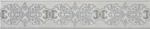 Керамогранит Бордюр керамич. ARES SILVER, 11.5x58.5 (219282) / коллекция Odissey / производитель Colorker / страна Испания